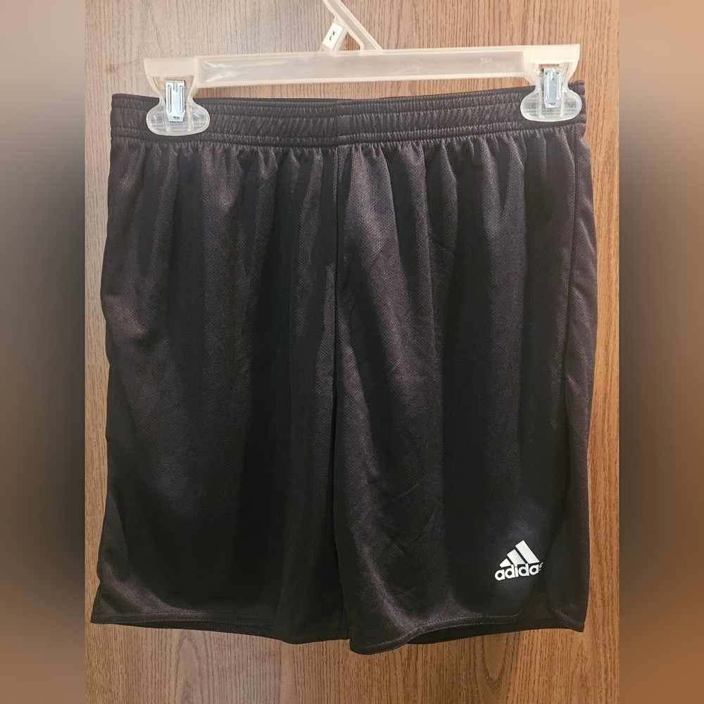Adidas Youth Athletic Black Shorts